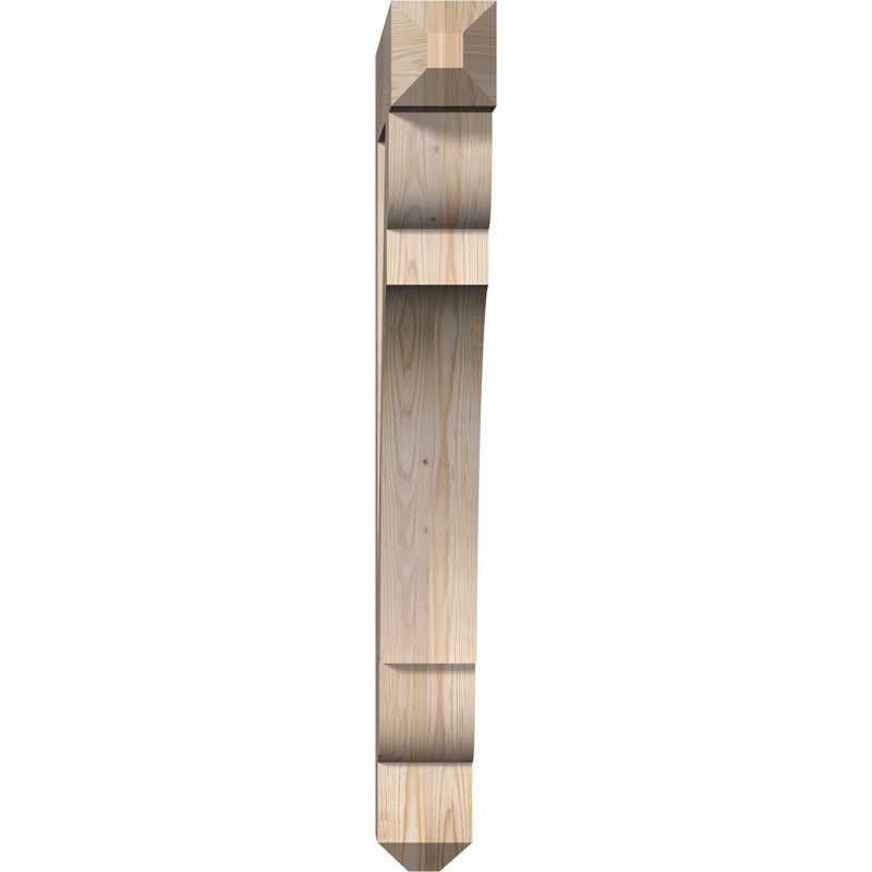 Support lisse pour artisan olympique, Sapin de Douglas, H 48 po x l 5,5 po x P 36 po