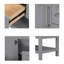 Meuble-lavabo de salle de bain ， Armoire seulement, gris