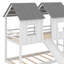 Lit simple superposé avec glissade