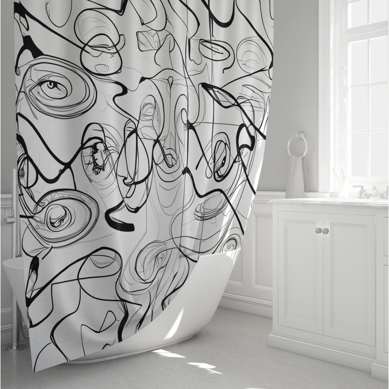 Shower Curtain_SH00682, 72" H x 70" W