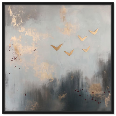 «Golden Nebula», art abstrait de luxe par