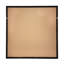 Boîte carrée de décoration murale carrée, magnifiques feuilles blanches sur fond noir, ornement 39,5 x 1 x 39,5 po Modern Home