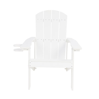 Lounge chair, suitable for all seasons: Outdoor lounge chair, made of sturdy HIPS, equipped with 304 stainless steel accessories.