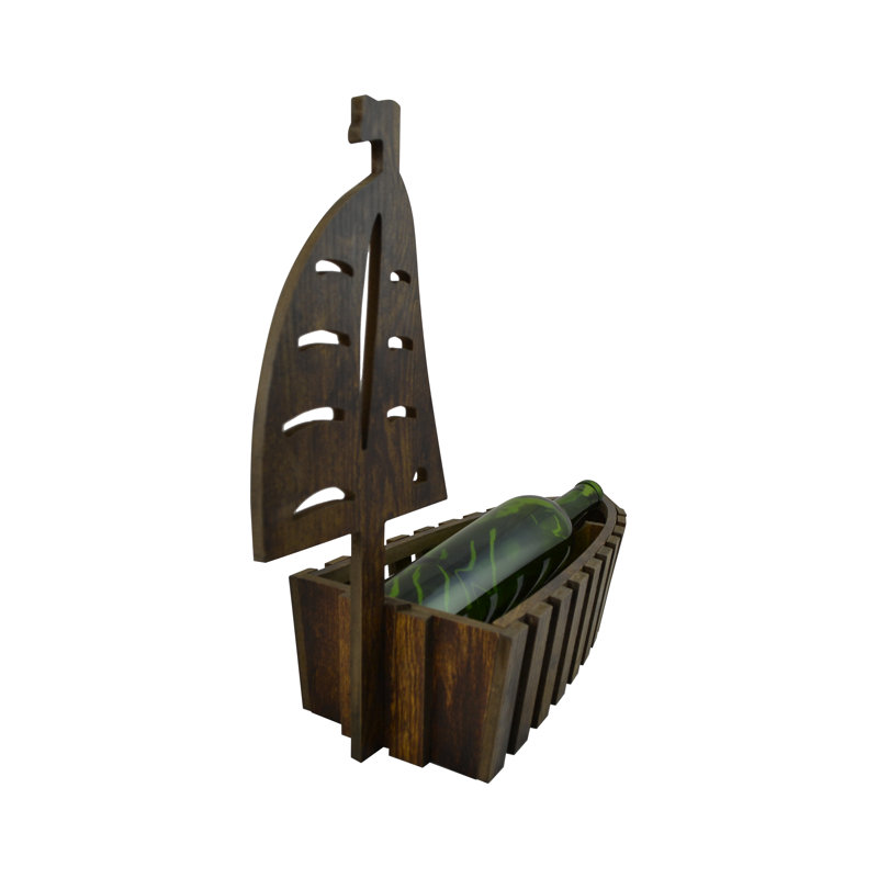 Porte-bouteille en bois 8 "
