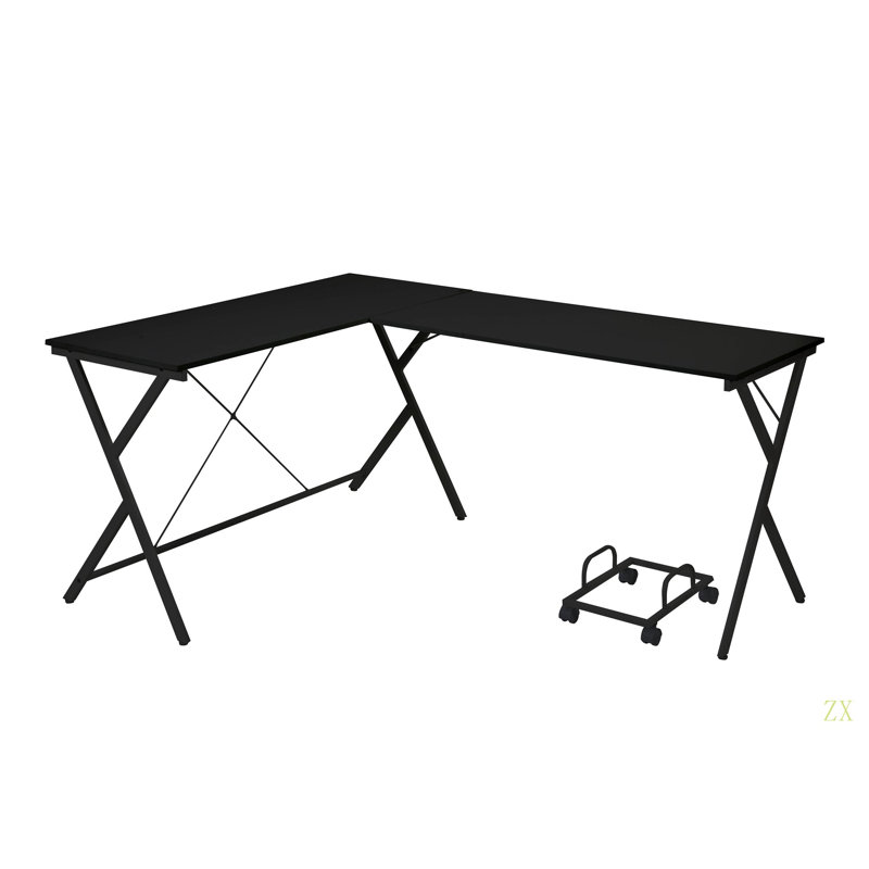 Bureau d'ordinateur Dazenus Finish, Noir