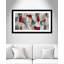 Carmit 'Red Rock' Framed Acrylic Painting Print-35157392-35157397