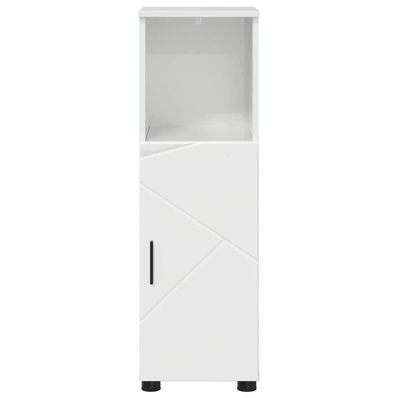30cm Bathroom Vanity Base Only, High Gloss White