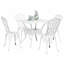 4 - Person Patio Dining Set with Square Table-1451193424