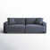 Ives 90'' Upholstered Deep Sofa