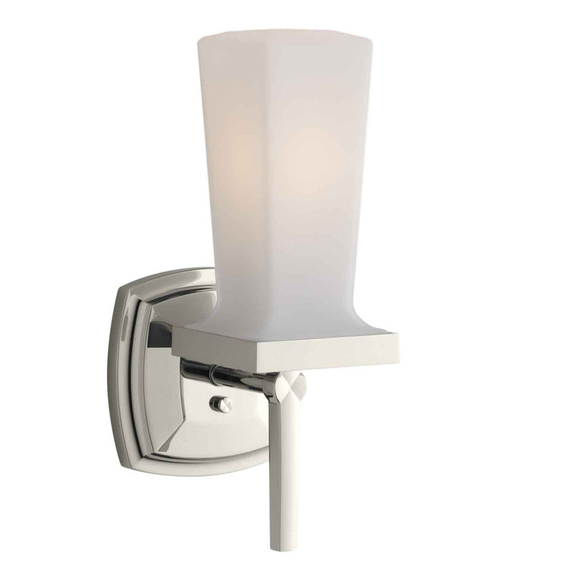 Margaux One-Light Sconce, Vibrant Polished Nickel