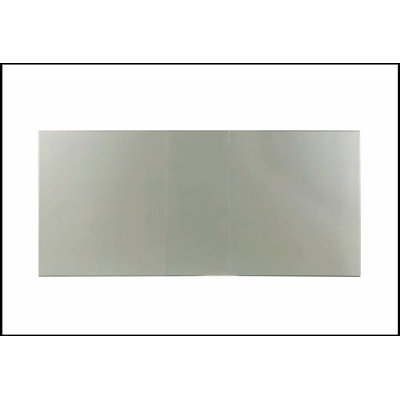 Silver Dining Table with Leaf Mirror Accent, Contemporary Glam Design for Modern Dining Room Furniture
