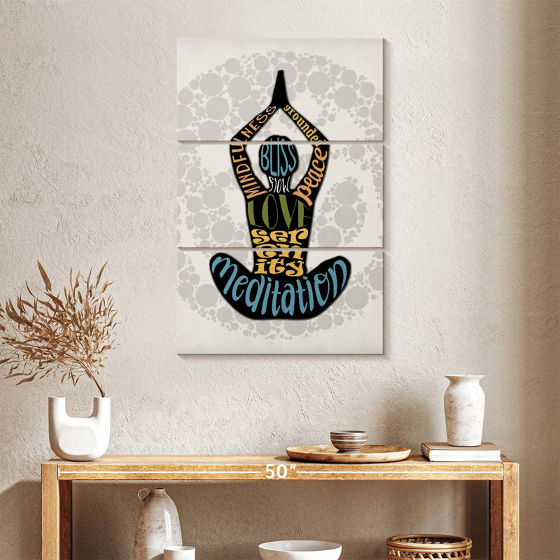 Senne Mindfulness Typography, 38" H x 24" W