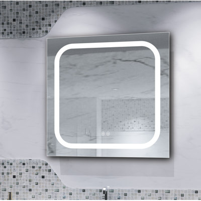 Bilol Glass Flat Wall Mirror