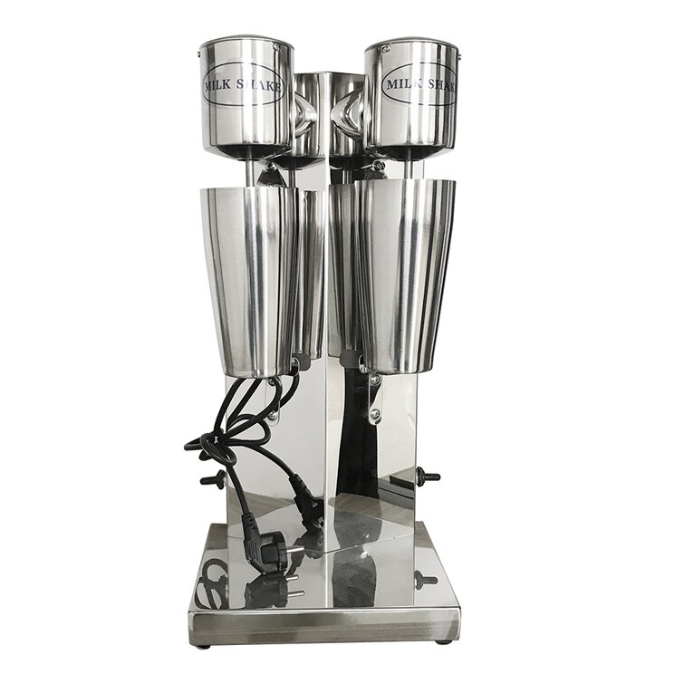 110V Electric Single Head Milkshake Machine Stainless Steel Milk Tea Mixer