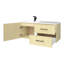 Meuble-lavabo mural simple 42 po avec plateau en marbre de culture et lavabo intégré Razza-1268869951-1262870127