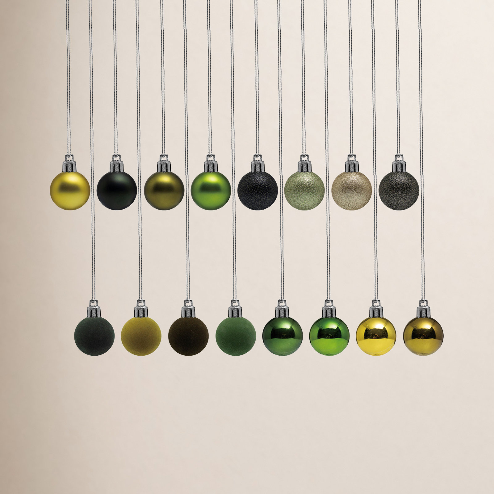 The Holiday Aisle® 3" Bauble, Green