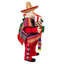  Figurine de Noël Fabrique, Père Noël mexicain musical, 11 po