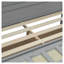 Lit escamotable pleine grandeur avec grands tiroirs de rangement en gris, lit mural peu encombrant