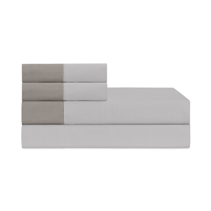 Doppio Sateen Sheet Set, Mink SC, Queen Sheet Set