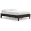 Lit plateforme double Asher