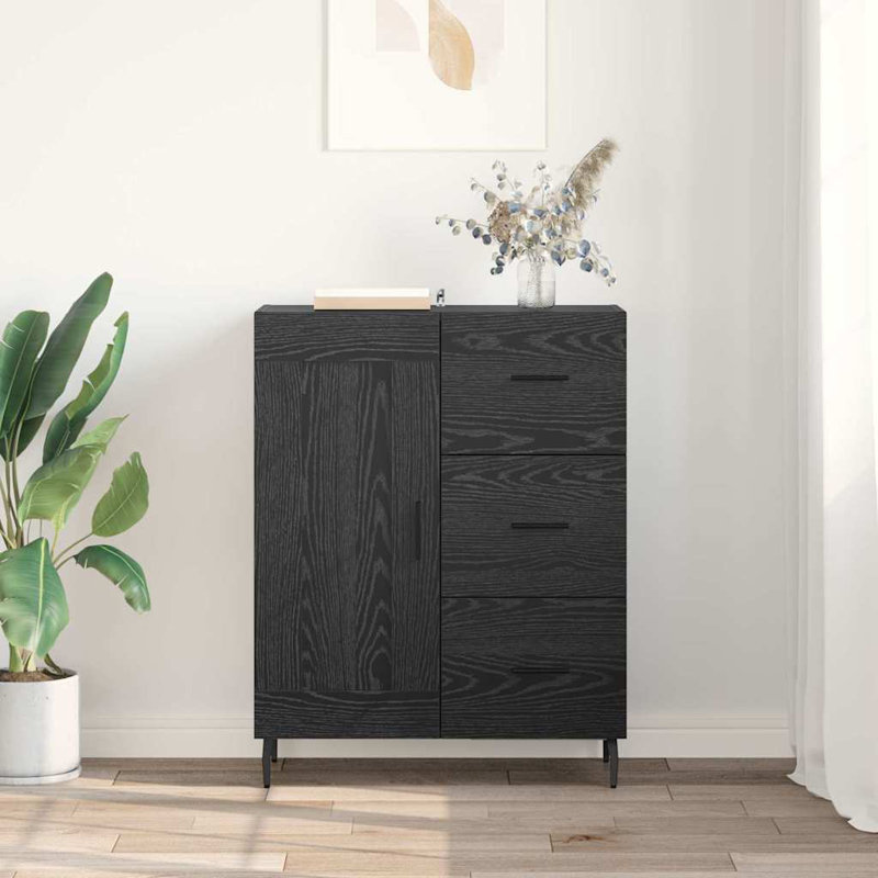 69.5cm Sideboard, Black Oak