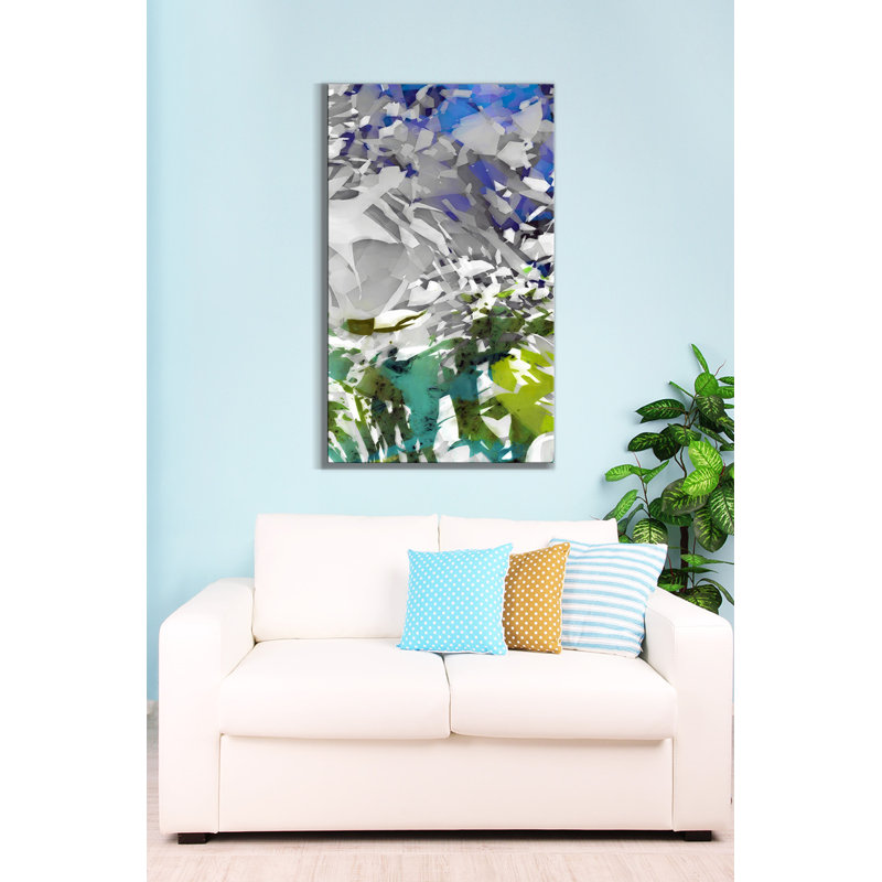 «Don't donner jusqu'à», impression sur toile, H 48 po x l 28 po x P 1,5 po, Toile tendue