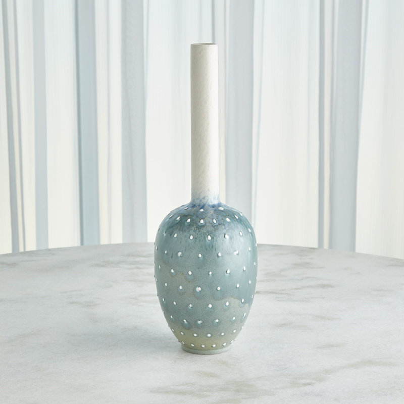 Ceramic Table Vase, 20.25" H x 6.75" W x 6.75" D