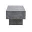 Table basse d'apparence solide et stable, conception peu encombrante pour le café, support de hauteur ergonomique, facile à assembler-168707160-168707167