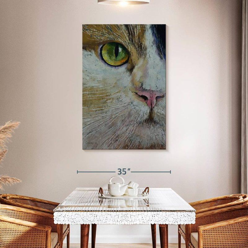 Brampt Calico Cat, 48" H x 32" W