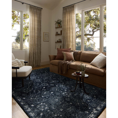 Loloi Percival Navy / Ivory Area Rug