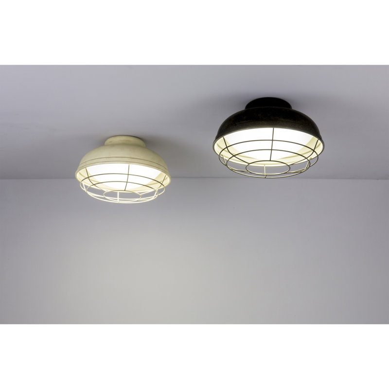 Ham Flush Mount, White