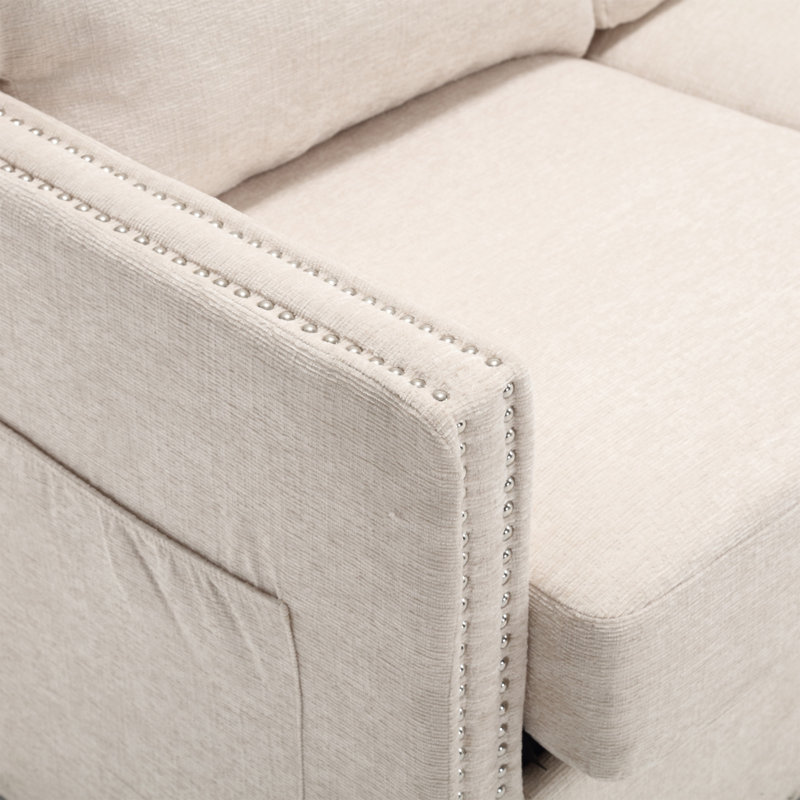 Causeuse de réception Natusha, Beige