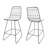 Outdoor Patio Counter Stool-1653250523