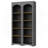 ON-TREND Free Standing 5 Tier Bookshelves, Bookcases Set Of 2, Farmhouse Two-Tone Storage Cabinet With Adjustable Shelves, Modern 72"H Kitchen Pantry Cabinet For Living Room, Home Office, Grey-950026870