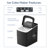 26 Lb. lb. Daily Production Bullet Ice Countertop Ice Maker,9 Bullet Ice Cubes Ready in 8 Mins-73707881