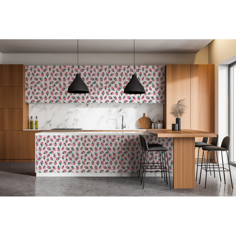 Angeligue 100 cm x 50 cm Matte Peel & Stick Wallpaper Roll