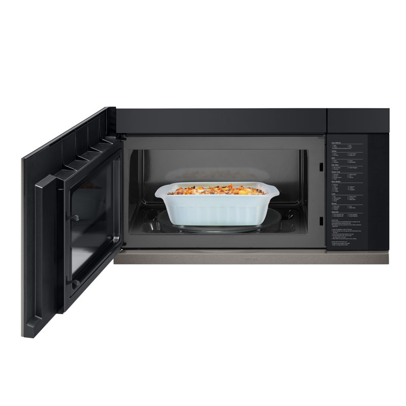 LG 2.1 cu. ft. Smart Over-the-Range Microwave with ExtendaVent 2.0 & EasyClean, Black Stainless Steel