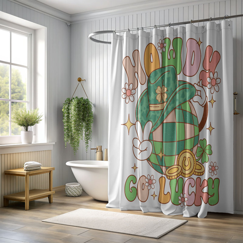 Knezova Shower Curtain, H 74 po x l 71 po