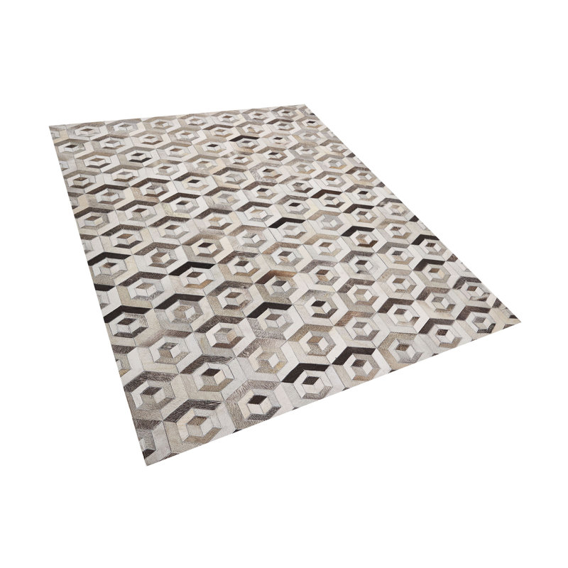Yorkshire Geometric Hand Woven Area Rug, Rectangle 160 x 230cm