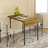 HOMCOM Industrial Folding Dining Table for 2 to 4, Space Saving Drop Leaf Kitchen Table for Small Spaces, Walnut-1708197979
