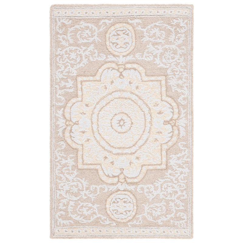 Tapis oriental en laine touffeté à la main Lutrica, Rectangle 3 pi x 5 pi