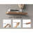 31.5" Wide Floating Shelves Set Of 2, Shelves For Wall Decor For Bedroom, Bathroom Storage Shelves, Book Shelves For Living Room-658898398