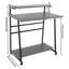 Bureau d'ordinateur 31,5 "à 3 niveaux à roulettes Bureau d'ordinateur simple et moderne Bureau à domicile flexible antidérapant-1390425939-1390425949