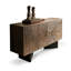 Buffet rétro en bois manufacturé brun-noisette-81997490