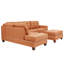 Ensemble de canapé modulaire réversible 3 pièces avec repose-pieds-520911551