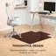 Tapis de chaise standard en bambou épais de 12 mm d'épaisseur - antidérapant, rectangulaire, idéal pour les planchers de bois franc-15633711-35101235-15633712