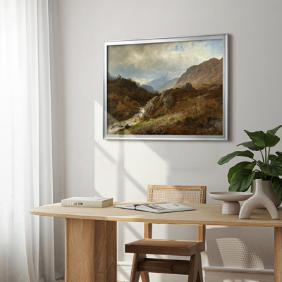 Paysage de montagne avec moutons-Hans Gude-Gallery-c. Fin du 19e siècle