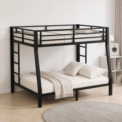 Metal Full Xl Over Queen Bunk Bed