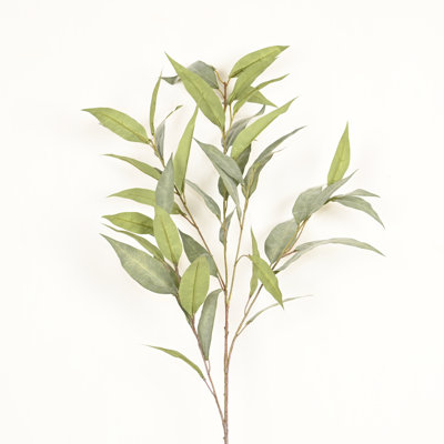 40" Artificial Willow Eucalyptus Sprays Branch For Vase Filler, Farmhouse Foliage Branch Long Stem Floral Bulk Bouquet For Wedding Party Home Office Table Centerpiece Shelf Decorations