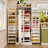 72"H Kitchen Pantry With Rotating Shelf